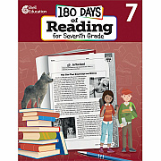Shell Education 180 Days of Reading for Seventh Grade Printed Book (135158)