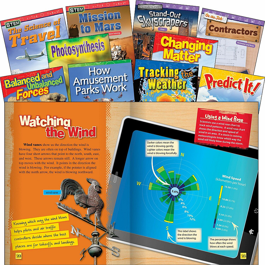 Shell Education Exploring STEM Grade 3 10-Book Set Printed Book (100580)