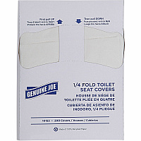 Genuine Joe Quarter-Fold Toilet Seat Covers (GJO10153)