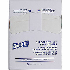 Genuine Joe Quarter-Fold Toilet Seat Covers (GJO10153)