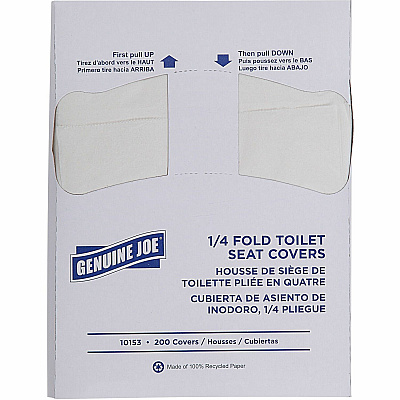 Genuine Joe Quarter-Fold Toilet Seat Covers (GJO10153)