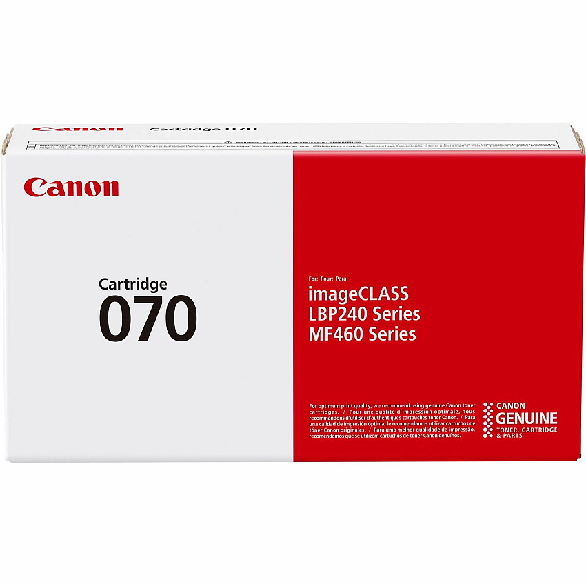 Canon 070 Original Standard Yield Laser Toner Cartridge - Black - 1 Pack (CNMCRTDG070)