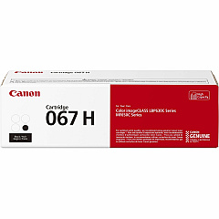 Canon 067 Original High Yield Laser Toner Cartridge - Black - 1 Pack (CNMCRTDG067HBK)