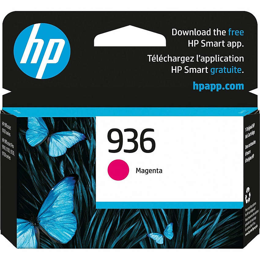 HP 936 Original Inkjet Ink Cartridge - Magenta Pack (HEW4S6V0LN)