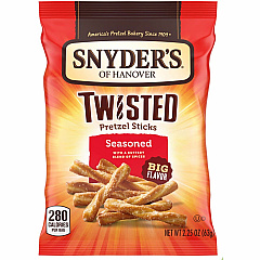 Office Snax Twisted Seasoned Pretzel Sticks (OFX14750)