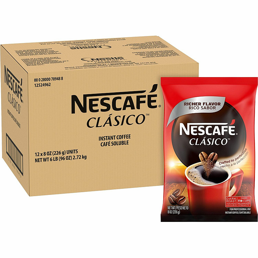 Nescafe Clasico Dark Roast Instant Coffee (NES70948CT)
