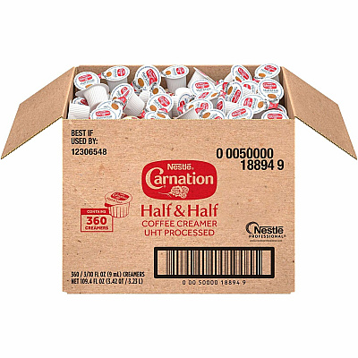 Carnation Half & Half Creamer Singles (NES18894)