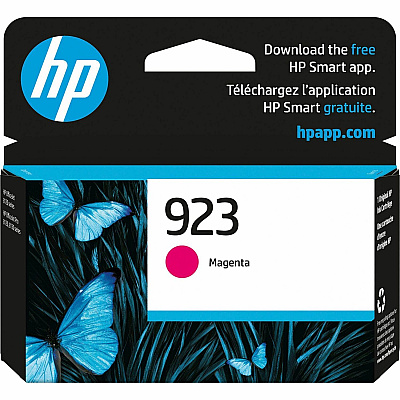 HP 923 Original Inkjet Ink Cartridge - Magenta Pack (HEW4K0T1LN)