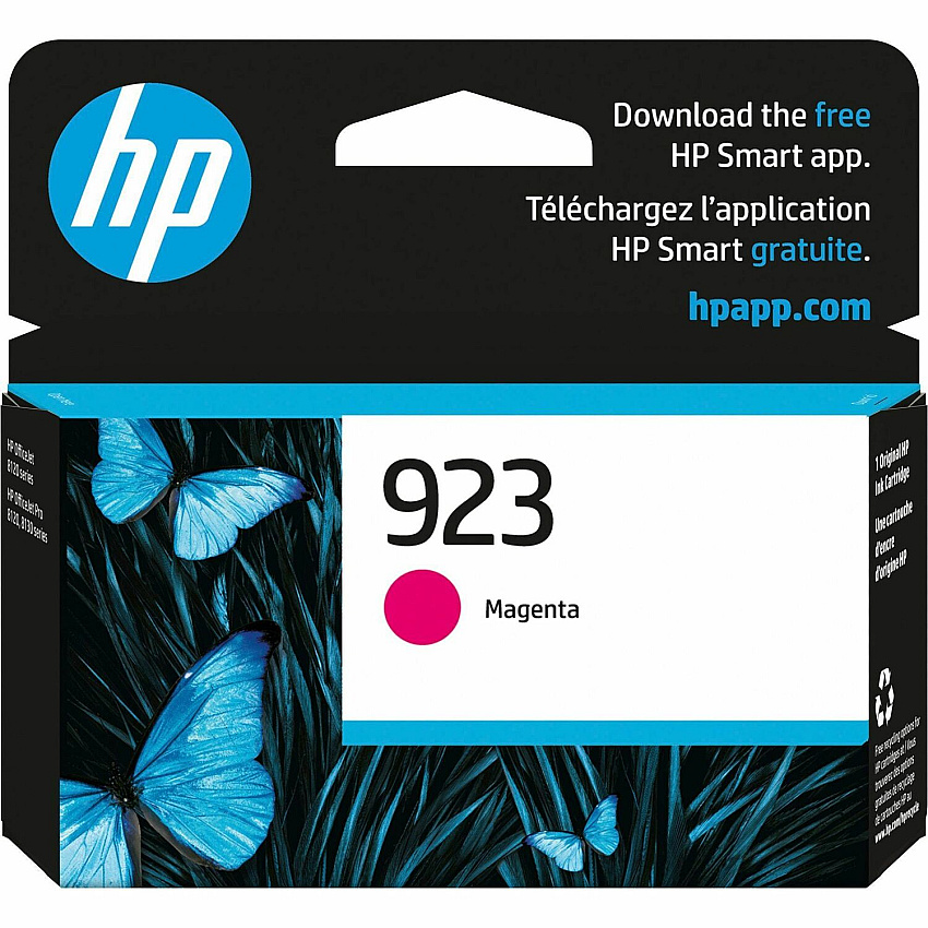 HP 923 Original Inkjet Ink Cartridge - Magenta Pack (HEW4K0T1LN)