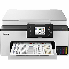 Canon MAXIFY GX1020 Wired & Wireless Inkjet Multifunction Printer - Color - White