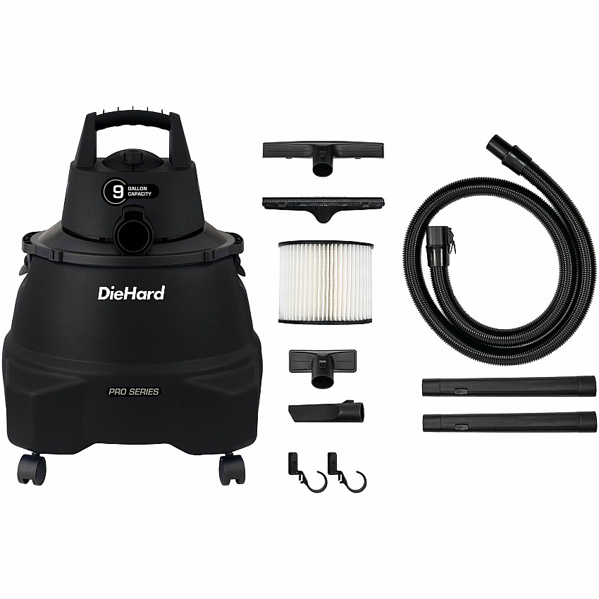 DieHard 9-Gallon 5.5 HP Pro Wet/Dry Vacuum (ESMDH7000501)