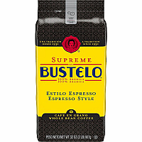 Folgers Cafe Bustelo Whole Bean Coffee, Espresso, 32 oz Bag, 4/Carton (FOL21892)