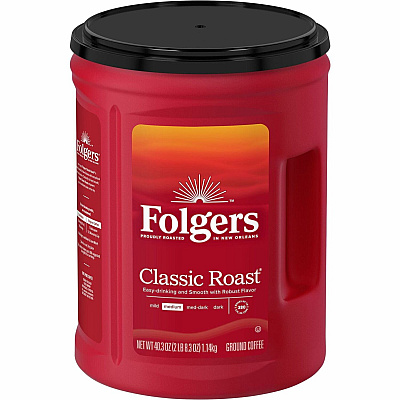 Folgers Ground Canister Classic Roast Coffee (FOL30419)