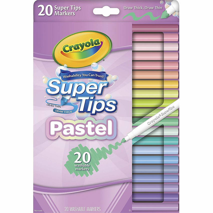 Crayola SuperTips Washable Markers (CYO587516)