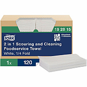 Tork 2-in-1 Scouring/Cleaning Foodservice Towels (TRK192815)
