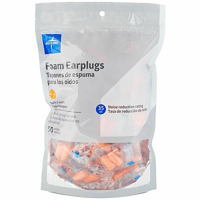 Medline High-fidelity Foam Earplugs (MIIMDSEARPLUGCT)