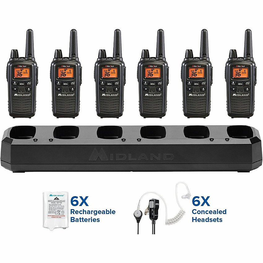 Midland Radio FRS Business Radio Bundle (MROLXT600BBX6)