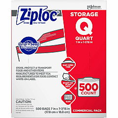 Ziploc Quart Storage Bags (SJN364899)