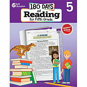 Shell Education 180 Days of Reading for Fifth Grade, 2nd Edition Printed Book (SHL135047)