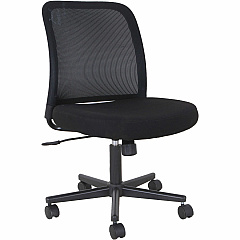 NuSparc Armless Task Chair (NPRCH302MNBK)