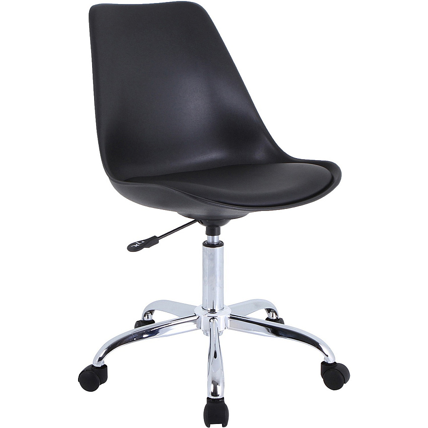 NuSparc Padded Seat Poly Task Chair (NPRCH303CNBK)