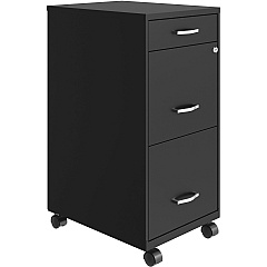 NuSparc Mobile File Cabinet (NPRVF318BMBK)