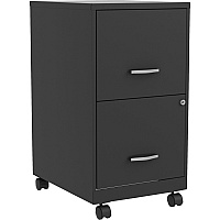 NuSparc Mobile File Cabinet (NPRVF218AMBK)