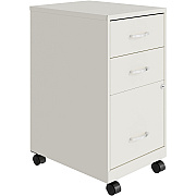 NuSparc 3-Drawer Organizer Metal File Cabinet (NPRVF318CMWE)