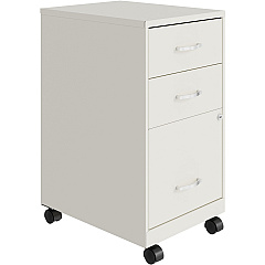 NuSparc 3-Drawer Organizer Metal File Cabinet (NPRVF318CMWE)