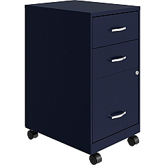 NuSparc 3-Drawer Organizer Metal File Cabinet (NPRVF318CMNY)