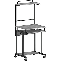 NuSparc Mobile Computer Workstation w/Keybrd Tray (NPRWS100AMWC)