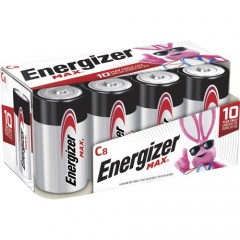 Energizer MAX Alkaline C Batteries, 8 Pack (E93FP8)