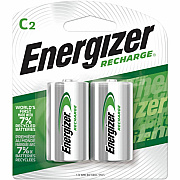Energizer Recharge Universal Rechargeable C Batteries, 2 Pack (EVENH35BP2)