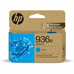 HP EvoMore 936e Original High Yield Inkjet Ink Cartridge - Cyan - 1 Pack (HEW4S6V3LN)