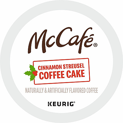 McCafe K-Cup Cinnamon Streusel Cake Coffee (GMT9190)