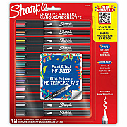 Sharpie Creative Markers, Water-Based Acrylic Markers, Brush Tip (SAN2196907)