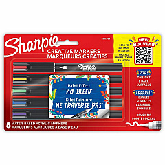 Sharpie Creative Markers, Water-Based Acrylic Markers, Brush Tip (SAN2196904)