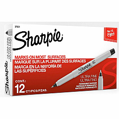 Sharpie Ultra Fine Permanent Markers (SAN37001B)