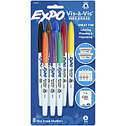 EXPO Low Odor Wet Erase Markers, Fine Point (SAN2134345A)
