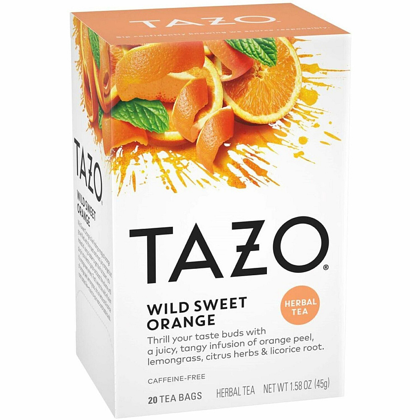 Tazo Wild Sweet Orange Herbal Tea Bag (TZO20034)