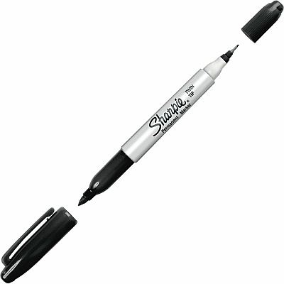 Sharpie Twin Tip Permanent Markers (SAN32001B)