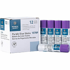 Business Source Bulk Purple Glue Sticks (BSN15789)