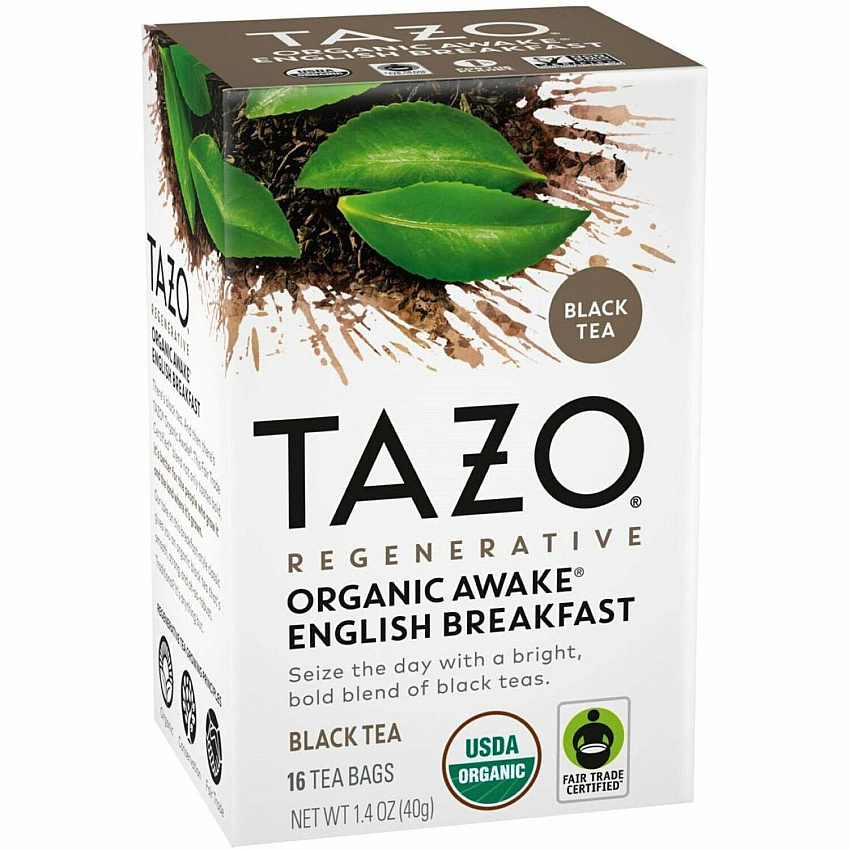 Tazo Regenerative Organic Awake English Breakfast Black Tea Bag (TZO00303)