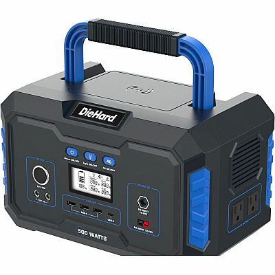 DieHard 500-Watt Lithium-ion Portable Power Station/Solar Generator (ESMDH2000201)