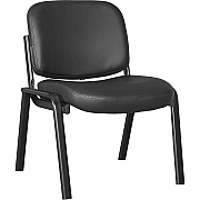 Lorell Deluxe Leather 4-Leg Guest Chair (LLR84595)
