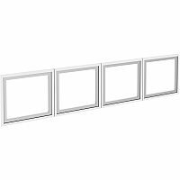 Lorell Wall-Mount Hutch Frosted Glass Door (LLR59713)
