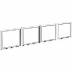Lorell Wall-Mount Hutch Frosted Glass Door (LLR59713)