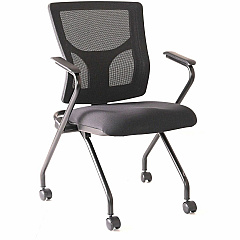 Lorell Conjure Mesh Training Chairs with Arms (LLR62019)