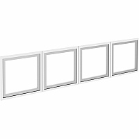 Lorell Wall-Mount Hutch Frosted Glass Door (LLR59712)