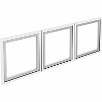 Lorell Wall-Mount Hutch Frosted Glass Door (LLR59710)